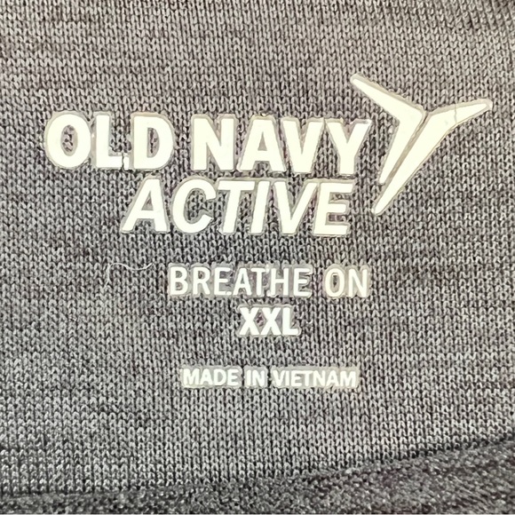 Old Navy Active Heather Grey Butterfly Drop Sleeve Top Size XXL - Picture 7 of 7